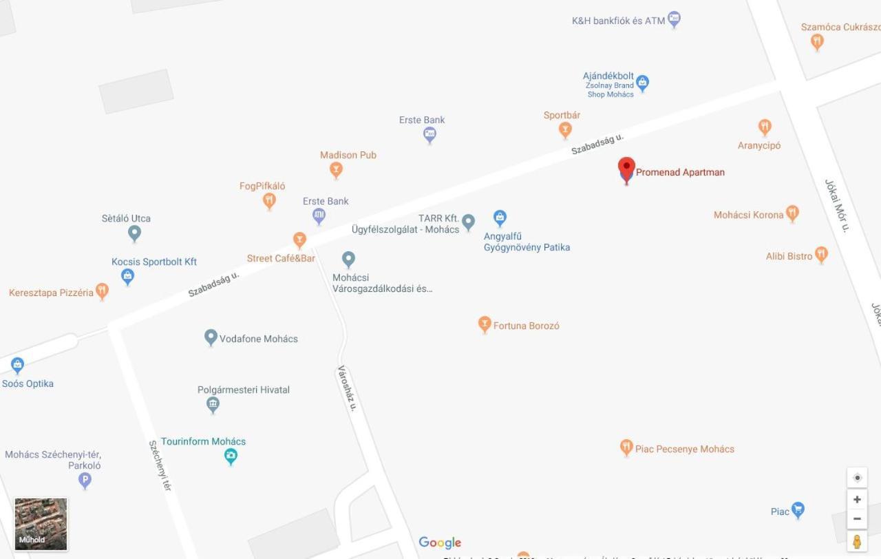 Promenad Apartman Mohács Buitenkant foto